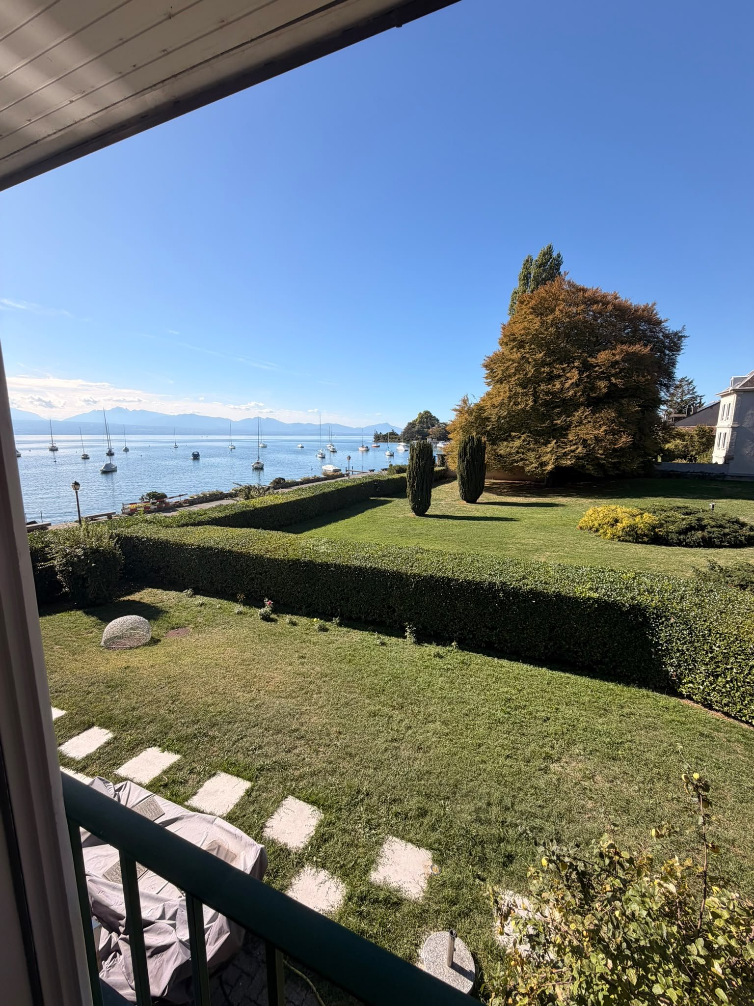 Vue depuis le cabinet